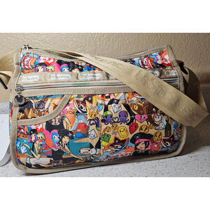 LeSportsac Tokidoki Pirata Messenger Bag Rare Print Like New